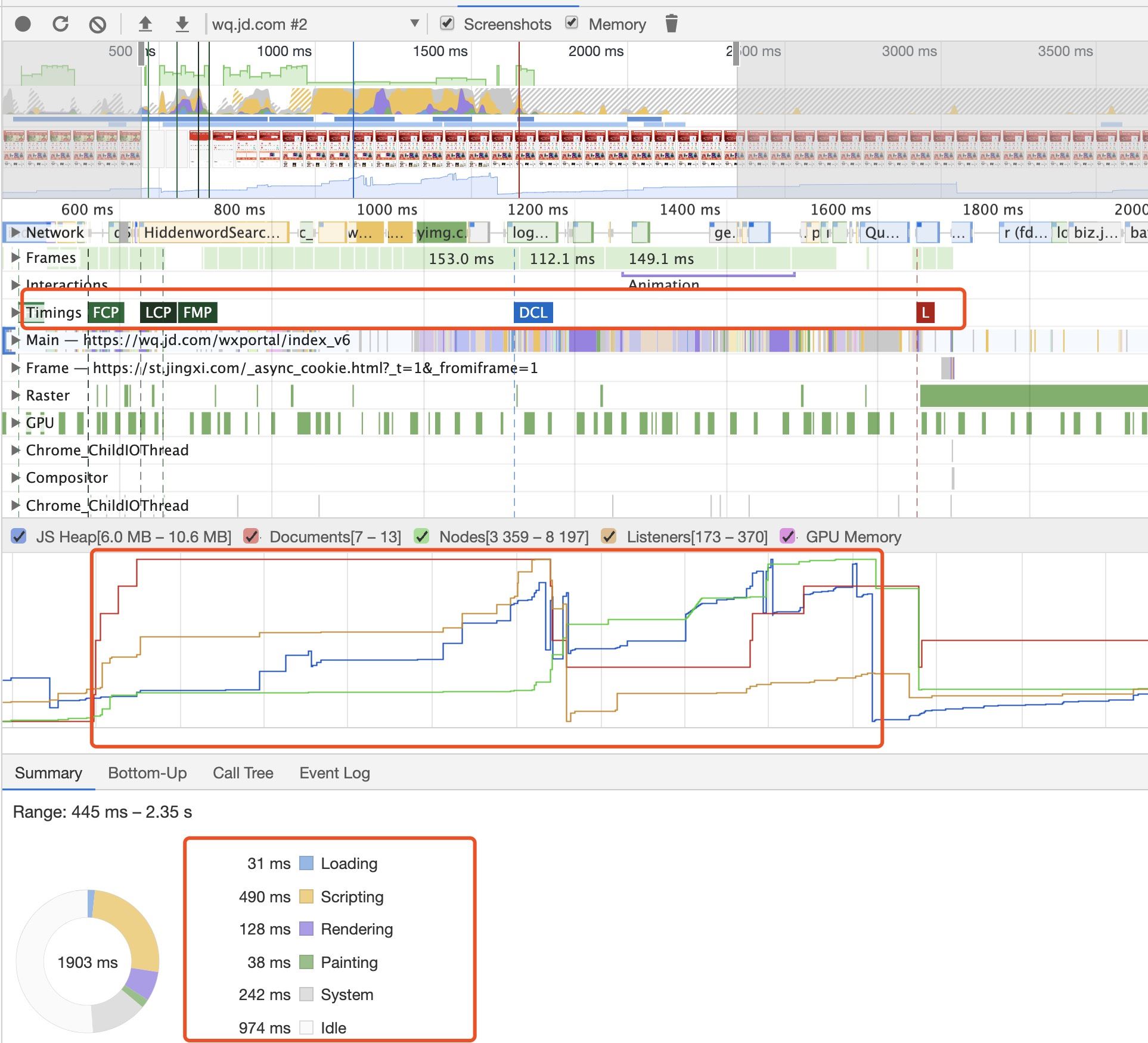 利用 Chrome Dev Tools 进行页面性能分析的步骤说明(前端性能优化)