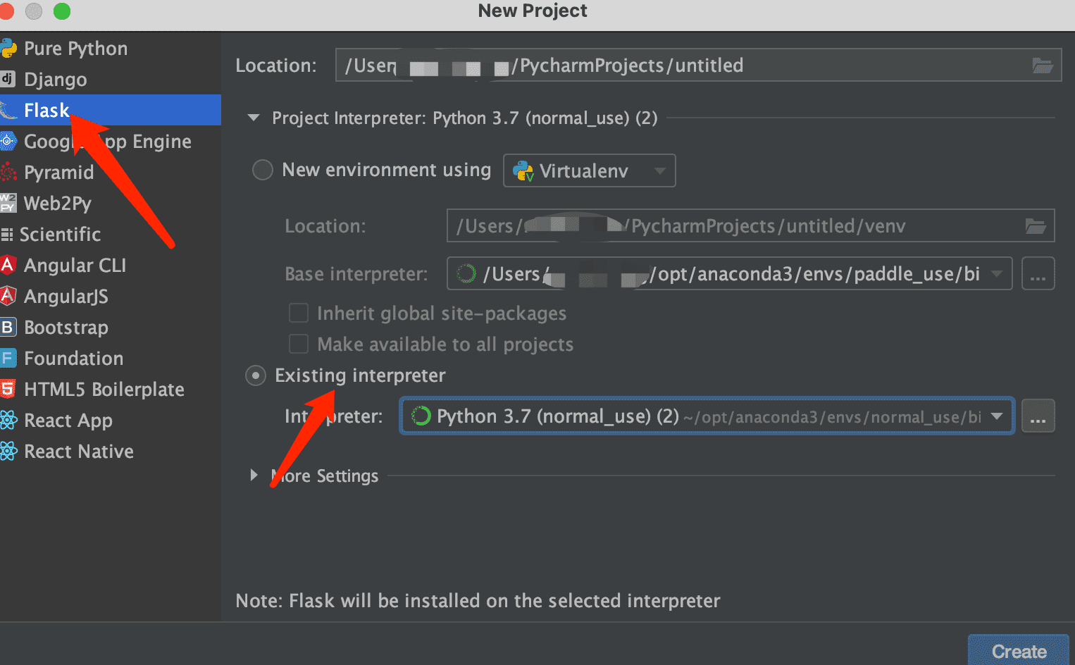 MAC+PyCharm+Flask+Vue.js搭建系统