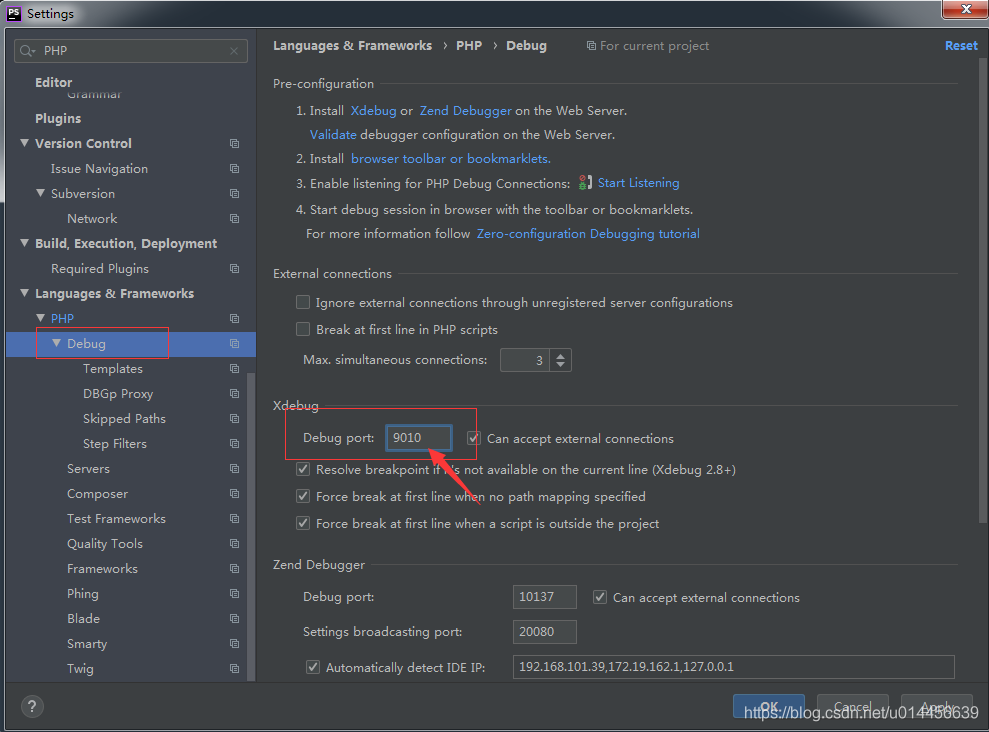 PhpStorm2020.1 安装 debug – Postman 调用的详细教程