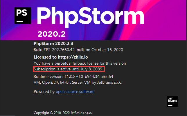 phpstorm最新激活码分享亲测phpstorm2021.3版可用