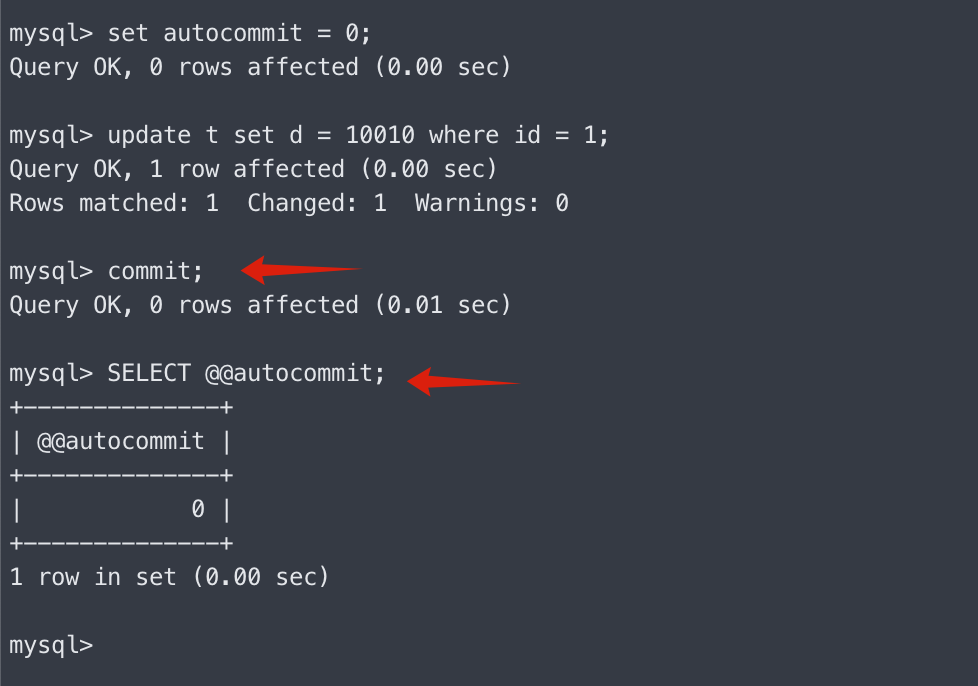 MySQL开启事务的方式