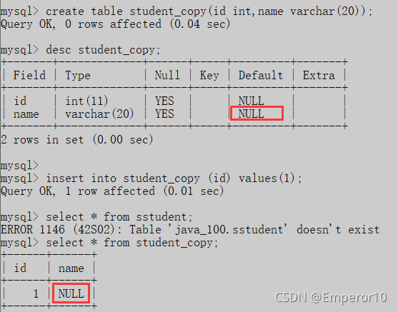 MySQL中常见的六个约束类型详解