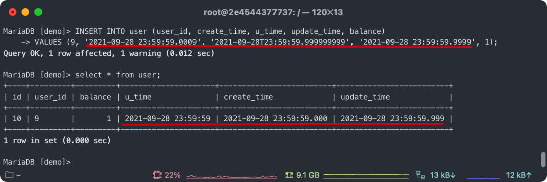 MySQL中datetime时间字段的四舍五入操作