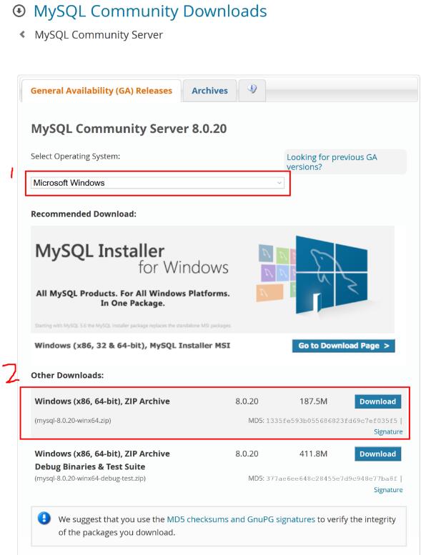 Win10下mysql 8.0.20 安装配置方法图文教程