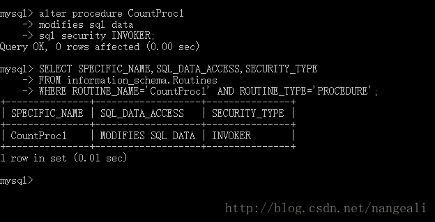 MySQL修改存储过程的详细步骤