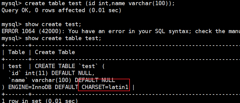 MYSQL字符集设置的方法详解(终端的字符集)