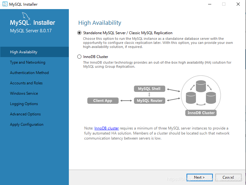 mysql 8.0.17 安装配置方法图文教程