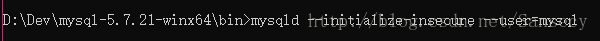 mysql 5.7.21 winx64免安装版配置方法图文教程