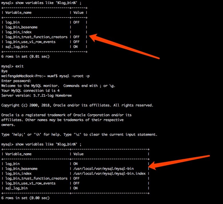 监听mysql表内容变化 mysql开启binlog