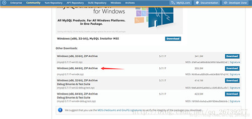 mysql 5.7.17 免安装版配置方法图文教程(windows10)