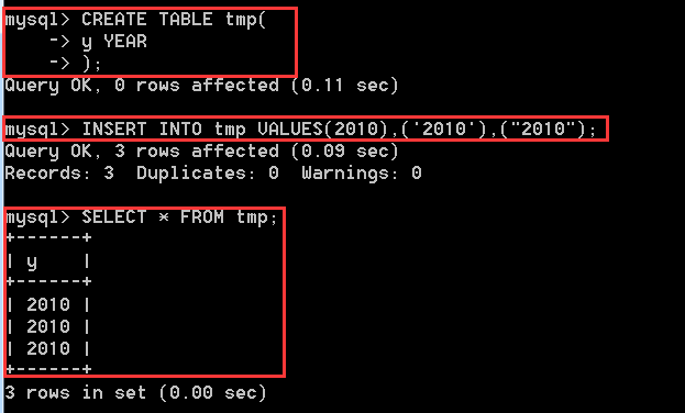 MySQL入门(二) 数据库数据类型详解