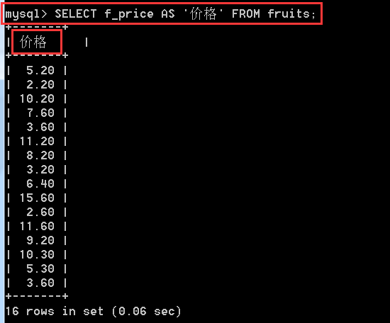 MySQL入门(三) 数据库表的查询操作【重要】