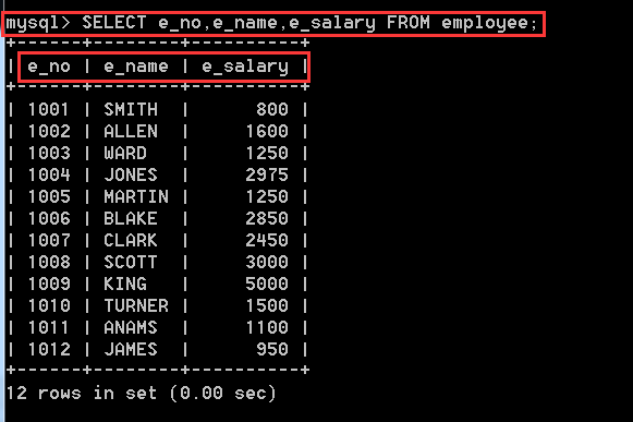 MySQL入门(三) 数据库表的查询操作【重要】