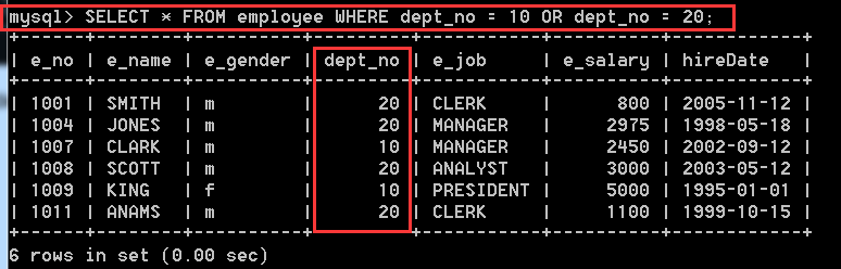 MySQL入门(三) 数据库表的查询操作【重要】