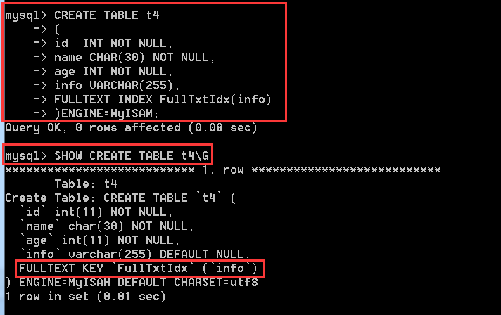 MySQL入门(五) MySQL中的索引详讲