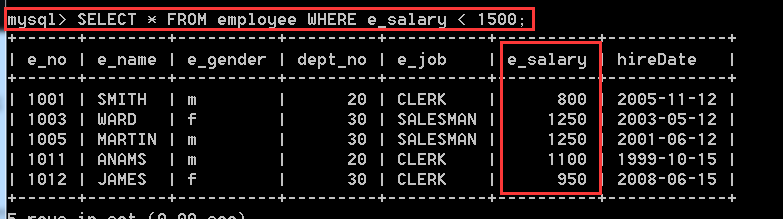 MySQL入门(三) 数据库表的查询操作【重要】