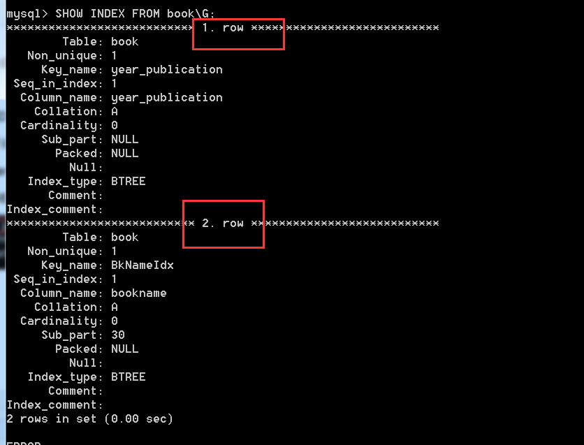 MySQL入门(五) MySQL中的索引详讲