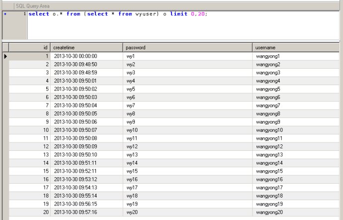 mysql oracle和sqlserver分页查询实例解析