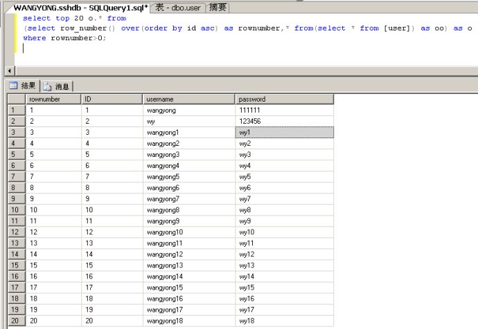 mysql oracle和sqlserver分页查询实例解析