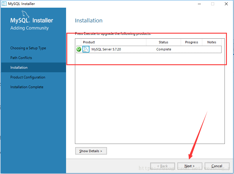 windows下mysql 5.7.20 安装配置方法图文教程