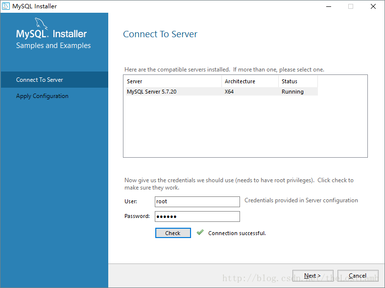 mysql server 5.7.20 安装配置方法图文教程