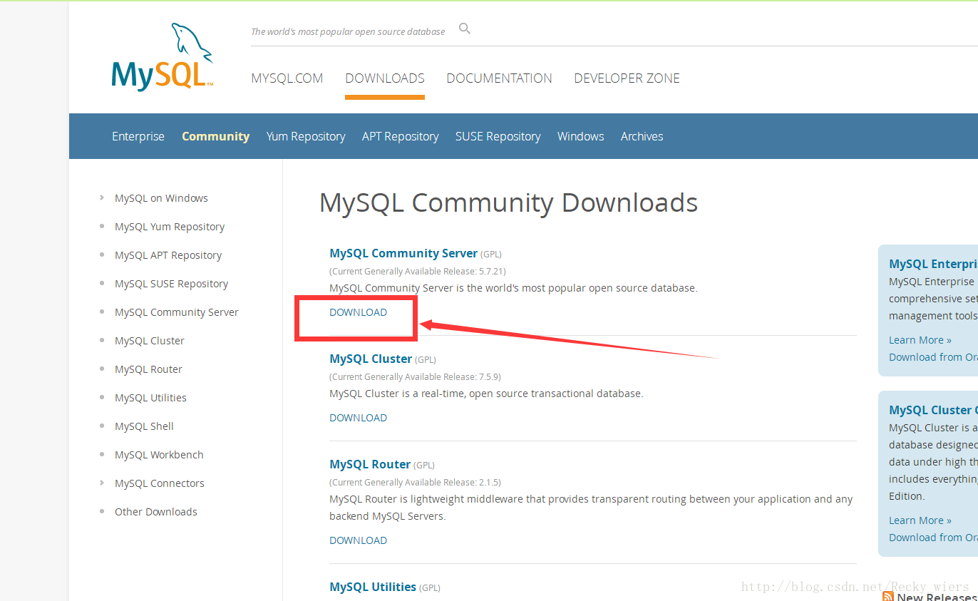 MySQL5.7.21解压版安装详细教程图解