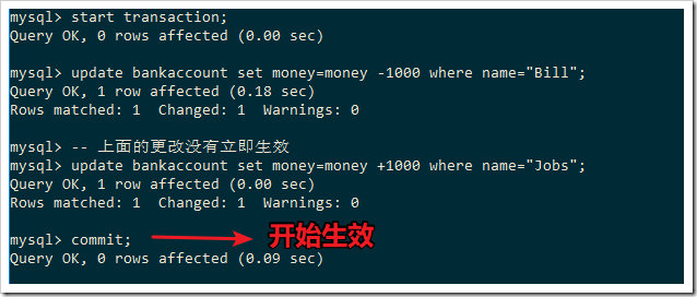 mysql事务管理操作详解