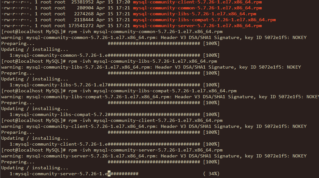 CentOS7.x卸载与安装MySQL5.7的操作过程及编码格式的修改方法