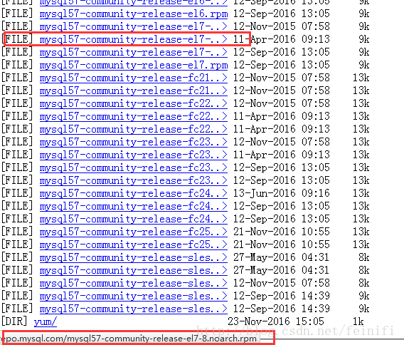 redhat7通过yum安装mysql5.7.17教程