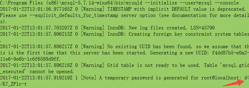 Mysql5.7.14安装配置方法操作图文教程(密码问题解决办法)