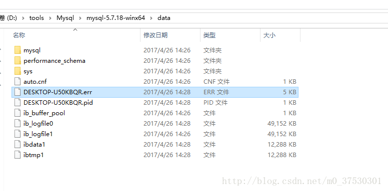 mysql 5.7.18 winx64密码修改