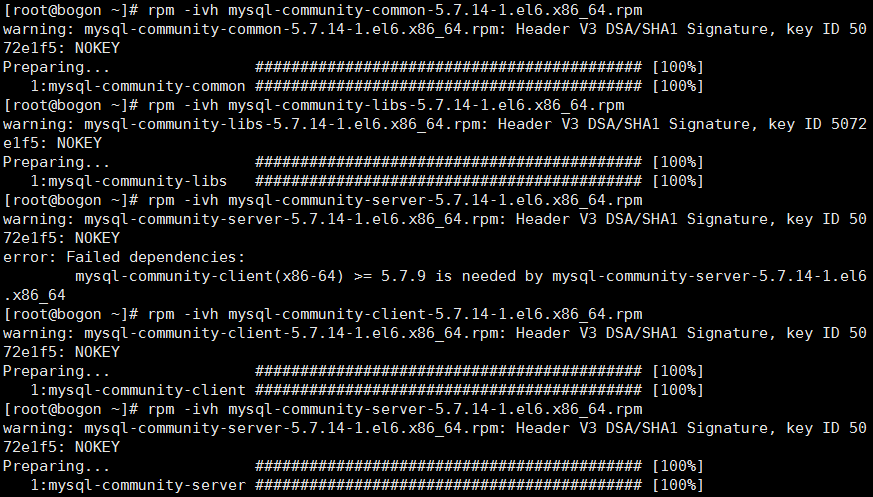 CentOS 6.5安装mysql5.7教程