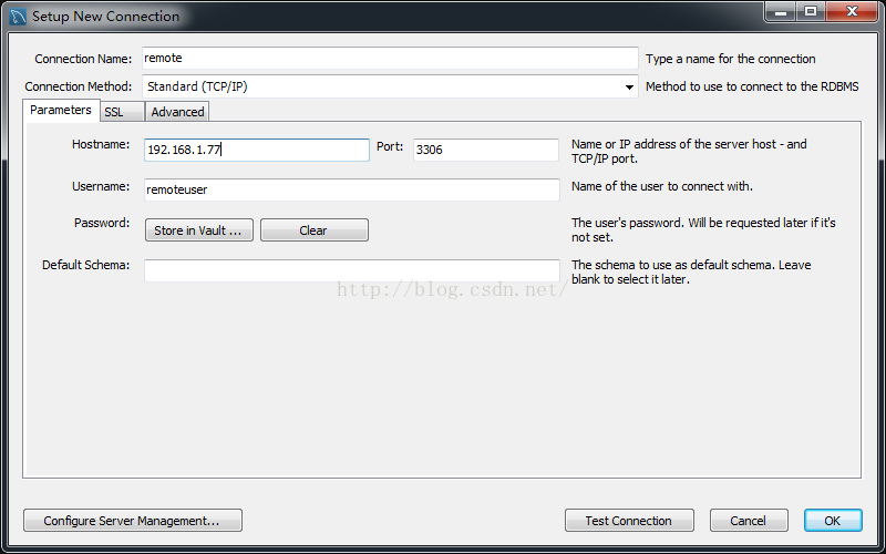 Workbench通过远程访问mysql数据库的方法详解