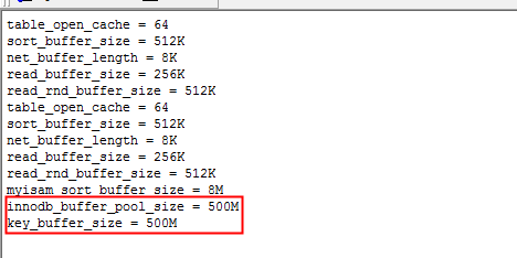 MySQL因配置过大内存导致无法启动的解决方法