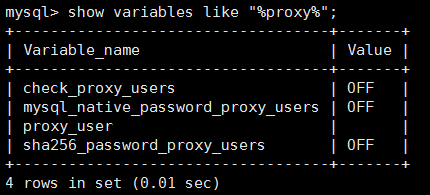 Mysql 5.7.18 利用MySQL proxies_priv实现类似用户组管理