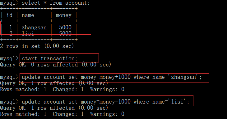 MySQL事务的基础学习以及心得分享