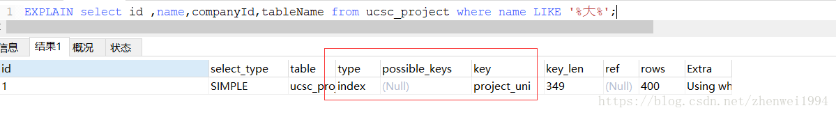 mysql对于模糊查询like的一些汇总