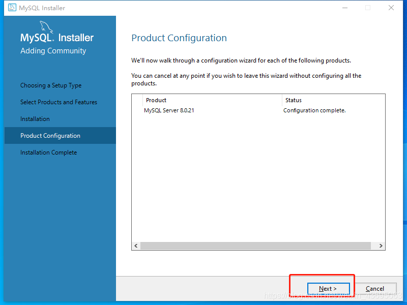 Windows10下mysql 8.0.22 安装配置方法图文教程