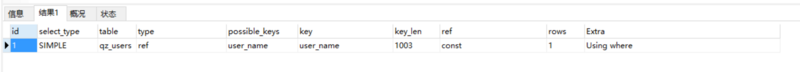 Mysql实验之使用explain分析索引的走向