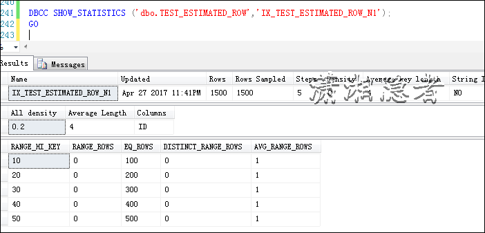 SQL Server中关于基数估计计算预估行数的一些方法探讨