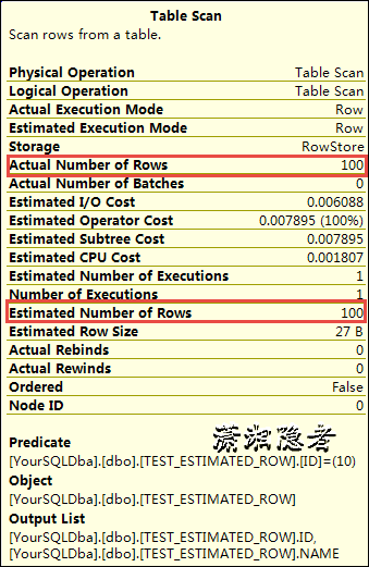 SQL Server中关于基数估计计算预估行数的一些方法探讨