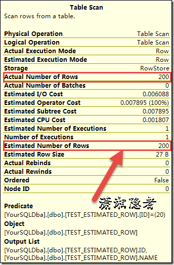 SQL Server中关于基数估计计算预估行数的一些方法探讨