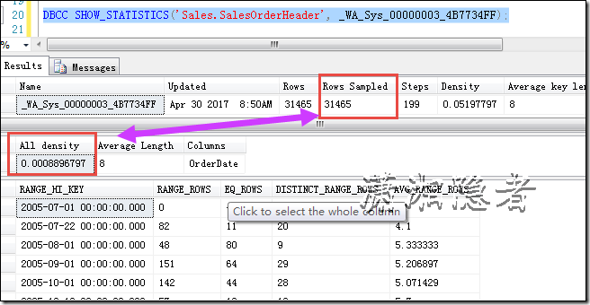 SQL Server中关于基数估计计算预估行数的一些方法探讨