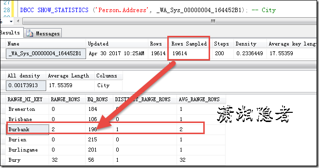 SQL Server中关于基数估计计算预估行数的一些方法探讨