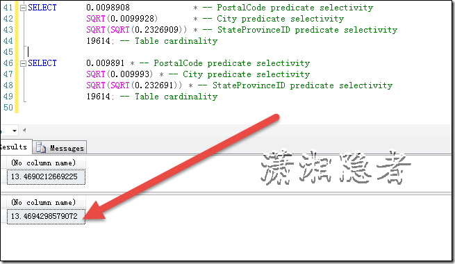 SQL Server中关于基数估计计算预估行数的一些方法探讨