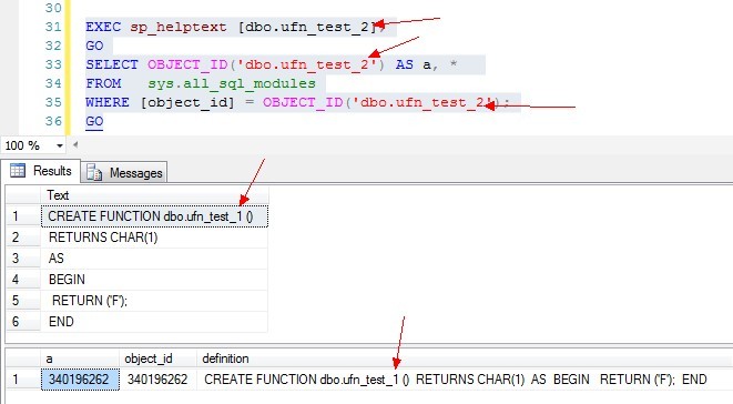 SQL SERVER修改函数名容易引发的问题分析