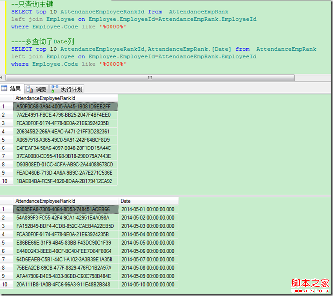 在sql中不指定Order by排序是按照主键吗