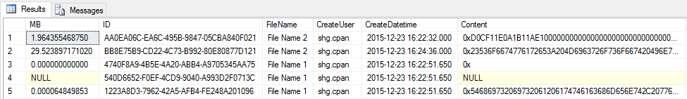 SQL Server FileStream详解