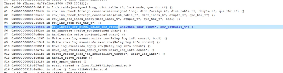 MySQL slave 延迟一列 外键检查和自增加锁